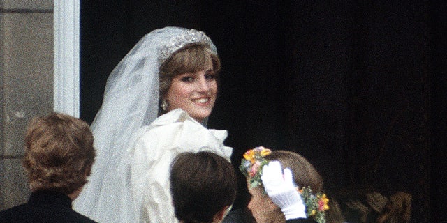 A piece of cake from Princess Diana and Prince Charles' 1981 wedding will be up for auction estimated to go for up to $350, according to Dominic Winter Auctioneers. (Photo by Terry Fincher/Princess Diana Archive/Getty Images)