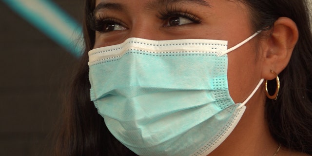 Camelback High School student Evalynn Morales Chavez got her Pfizer vaccine during the summer, ready for the start of the new school year (Stephanie Bennett/Fox News).