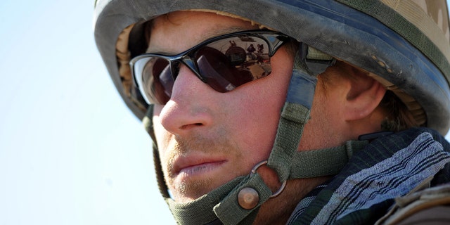 Prince Harry during his deployment in the Helmand province, Afghanistan Feb. 18 2008.