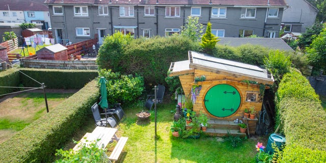 Hughson plans to turf the roof and plant flowers to attract bees. He also plans to install a log burner and chimney so he can keep warm while he works in the winter.