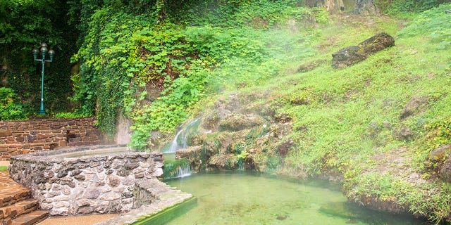 There are 47 natural hot springs in Arkansas' Hot Springs National Park that guests can enjoy.