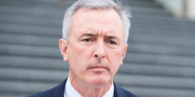 Rep. John Katko, R-N.Y., leaves the U.S. Capitol, on Thursday, Oct. 31, 2019, in Washington.