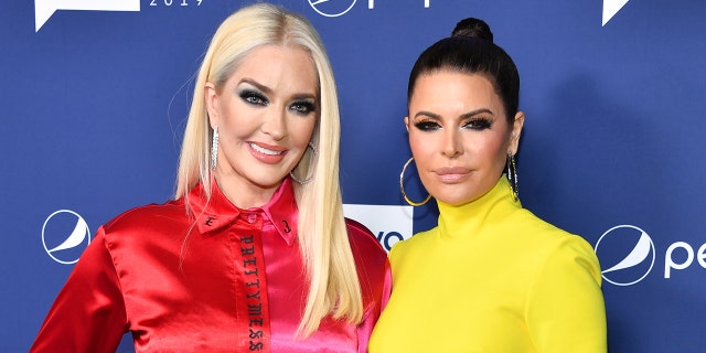 Lisa Rinna (R) defended her friendship with Erika Jayne (L).