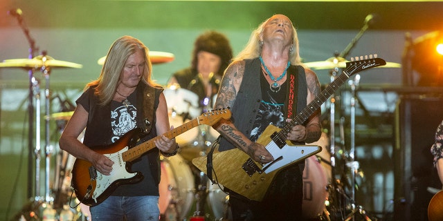 Lynyrd Skynyrd is currently on their farewell tour and resume in late April, after pausing to honor Rossington's passing.