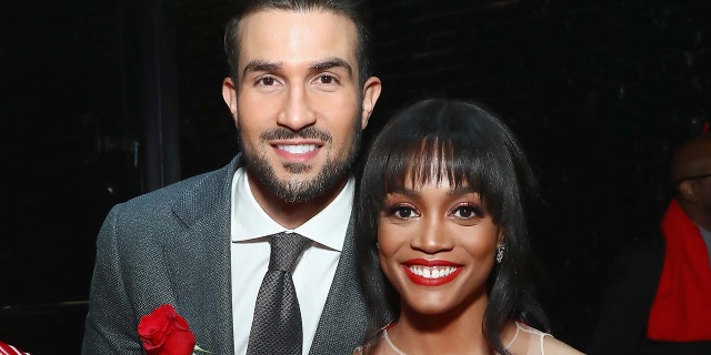 Bryan Abasolo (L) and Rachel Lindsay married in 2019. 