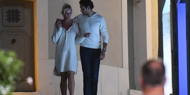 Sandra Lee and Ben Youcef were spotted walking with their arms wrapped around one another on another perfect night in Saint Tropez.