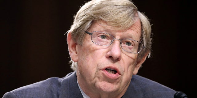 Former U.S. Solicitor General Theodore 'Ted' Olson testifies on the fourth day of Senate Judiciary Committee confirmation hearings for U.S. Supreme Court nominee Judge Brett Kavanaugh on Capitol Hill in Washington, U.S., September 7, 2018. Olson will be attending the 9/11 Pentagon memorial service to mark the 20 years since his wife, Barbara, was killed in the terrorist attack.