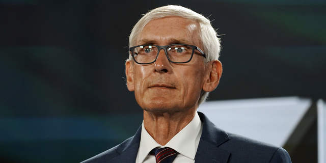 Wisconsin Governor Tony Evers awaits to address the virtual Democratic National Convention, at the Wisconsin Center on August 19, 2020 in Milwaukee, Wisconsin. (Photo by Melina Mara - Pool/Getty Images)