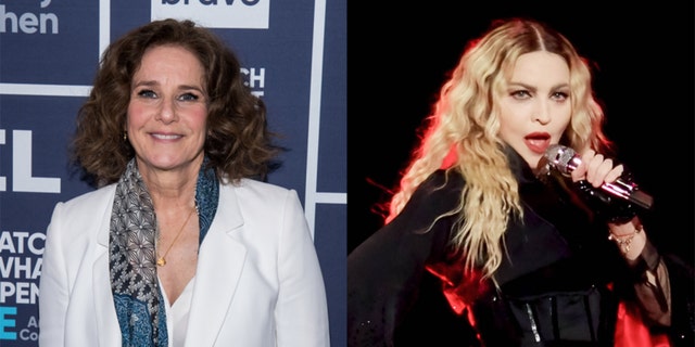 Debra Winger (L) was supposed to play Dottie but left the film after Madonna (R) was chosen. 