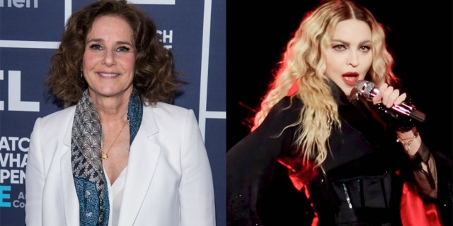 Debra Winger (L) was supposed to play Dottie but quit the movie after Madonna (R) was cast.