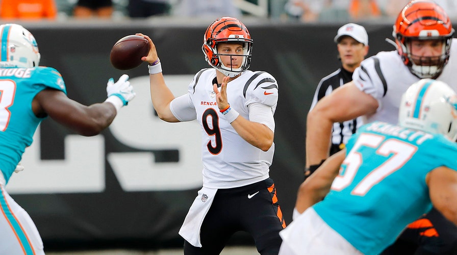 Bengals vs. Dolphins: Joe Burrow takes three snaps for Cincinnati