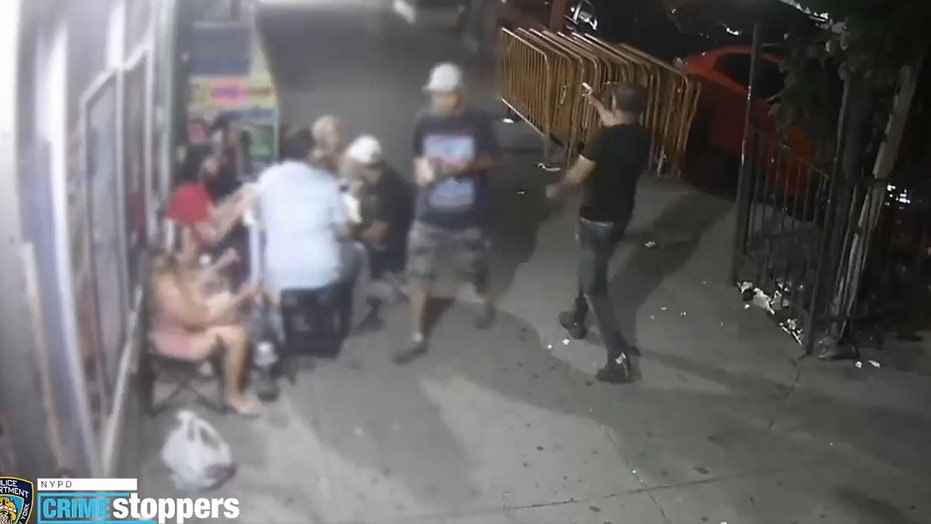 NYC gun fight outside Manhattan grocery store leaves 3 bystanders wounded, video shows