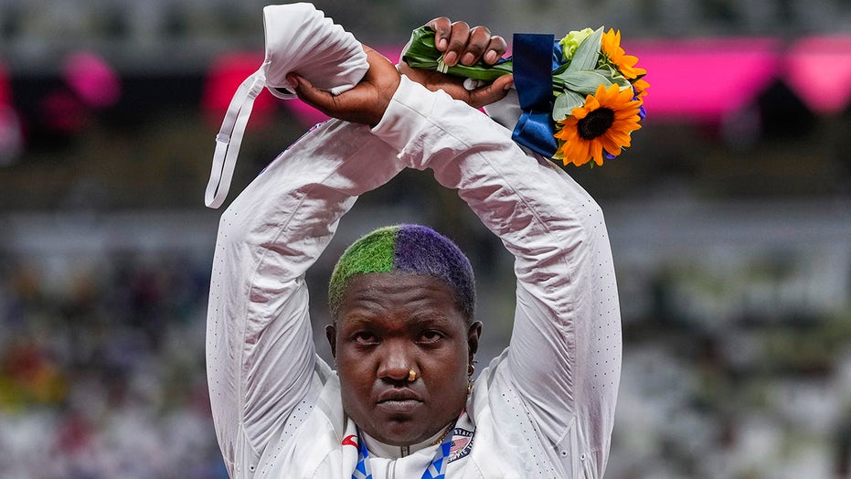 Raven Saunders’ gesture gets support from USOPC; athlete challenges IOC to take medal
