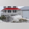 Waves crash against the New Canal Lighthouse on Lake Pontchartrain as the effects of Hurricane Ida begin to be felt in New Orleans on Sunday, Aug. 29, 2021.Nolaidasun09