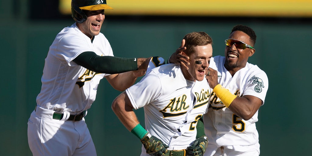 A's edge AL West-leading Astros again on walk-off hit in
9th