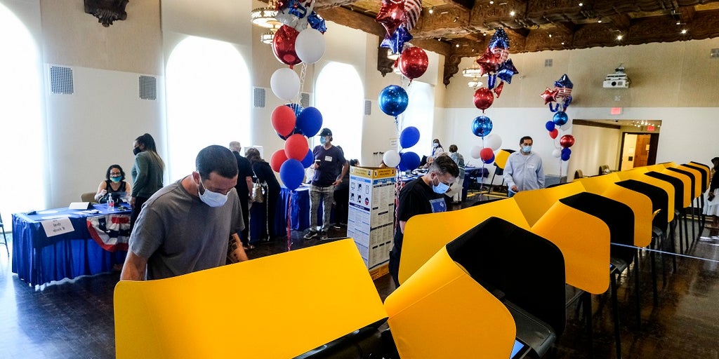 Los Angeles-area poll worker wearing Trump gear removed from
voting site - Fox News