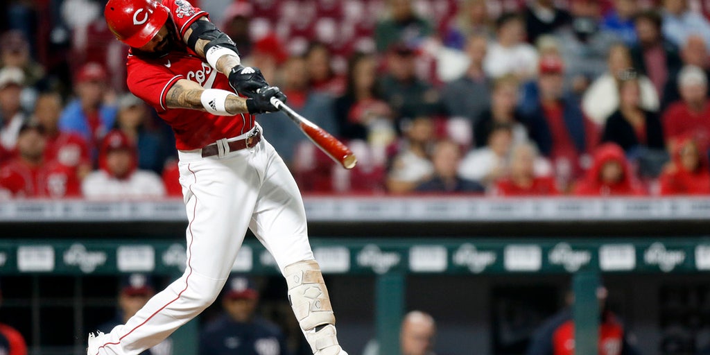 Reds beat Nationals 8-7 in 11 but fall further behind
Cards