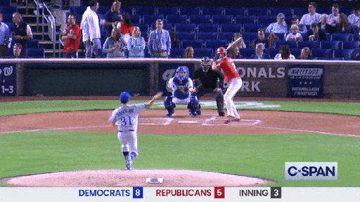 GOP rep hits rare, out-of-the-park homerun at congressional game GOP rep hits rare, out-of-the-park homerun at congressional game