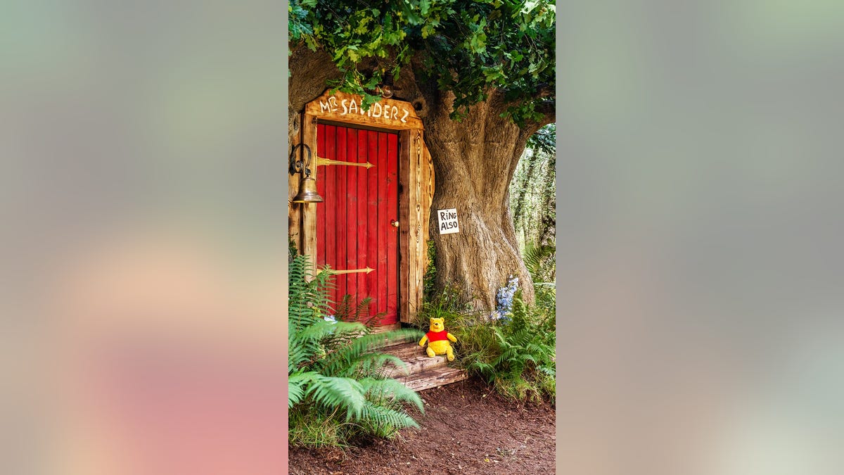You can stay in Winnie the Pooh's treehouse in the 'Hundred Acre Wood'