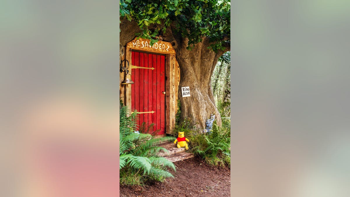 You can stay in Winnie the Pooh's treehouse in the 'Hundred Acre Wood'