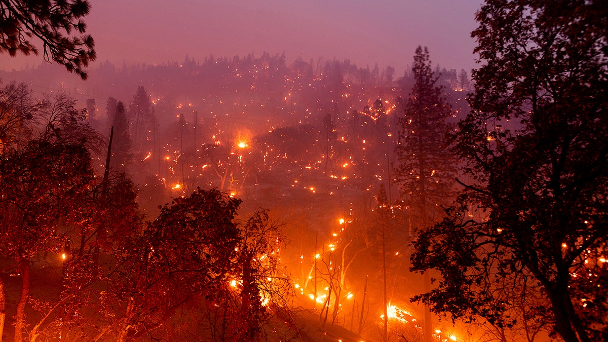 photo of CA wildfire