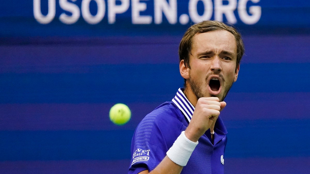 Daniil Medvedev, of Russia,