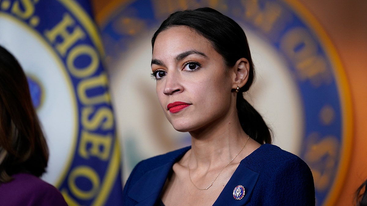 Alexandria Ocasio-Cortez in Capitol in Washington