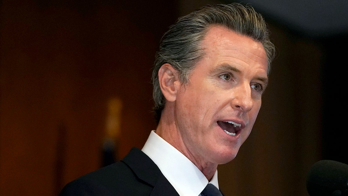 Gov. Gavin Newsom speaks in San Francisco