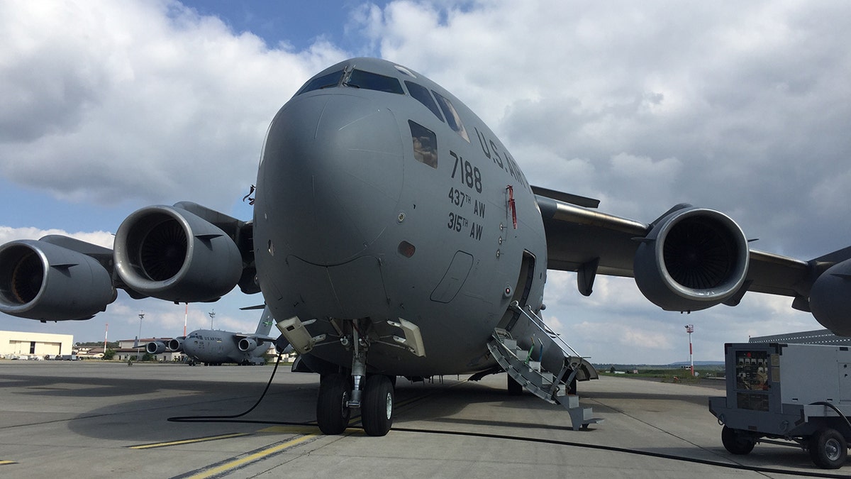 The military C-17 transport planes bring in refugees to Ramstein direct from Kabul and via other bases like Doha Qatar.