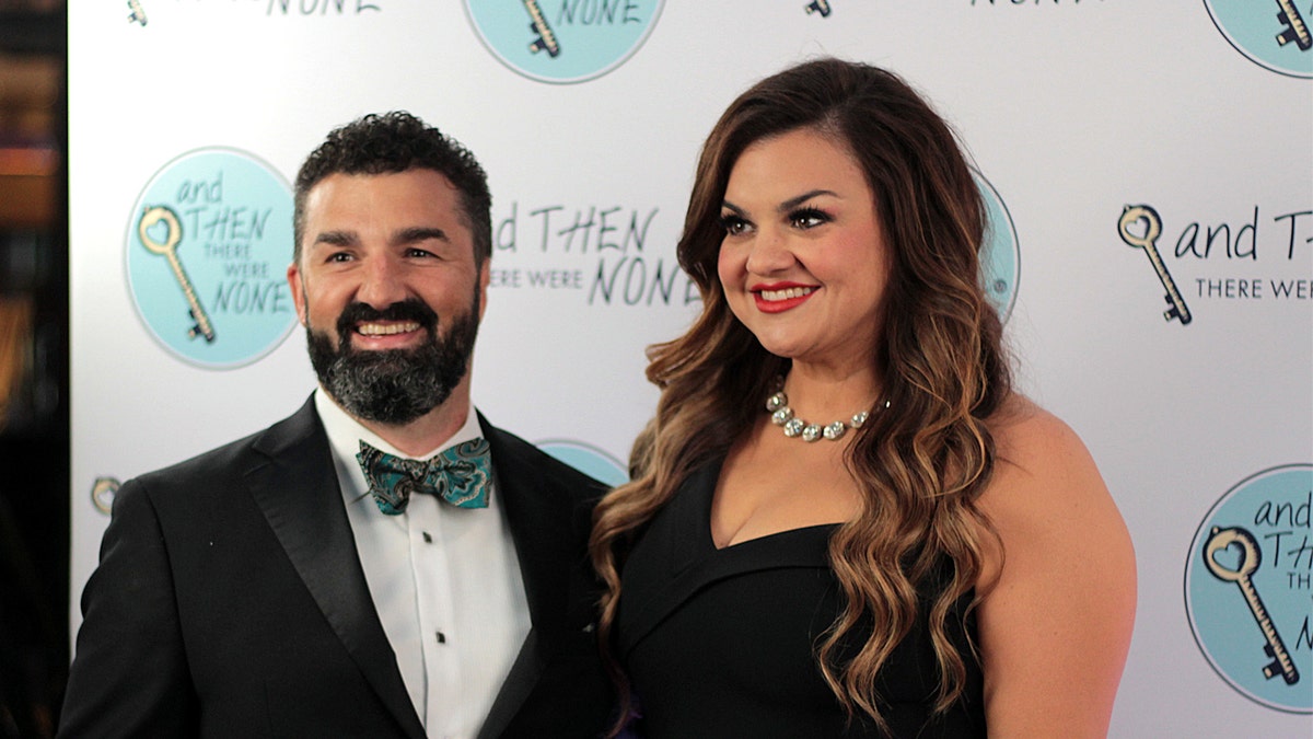 Abby Johnson with her husband, Doug, at the Quitters Ball.