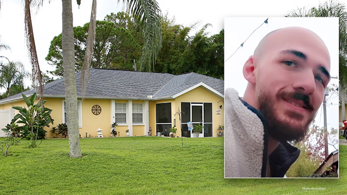 Brian Laundrie and his home in North Port, Florida