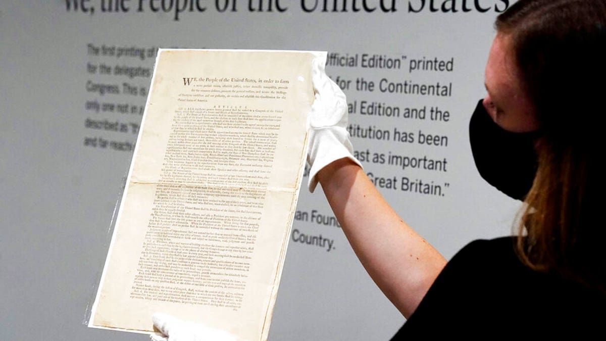 Rare US Constitution Copy Up For Auction Expected To Fetch $15M | Fox News