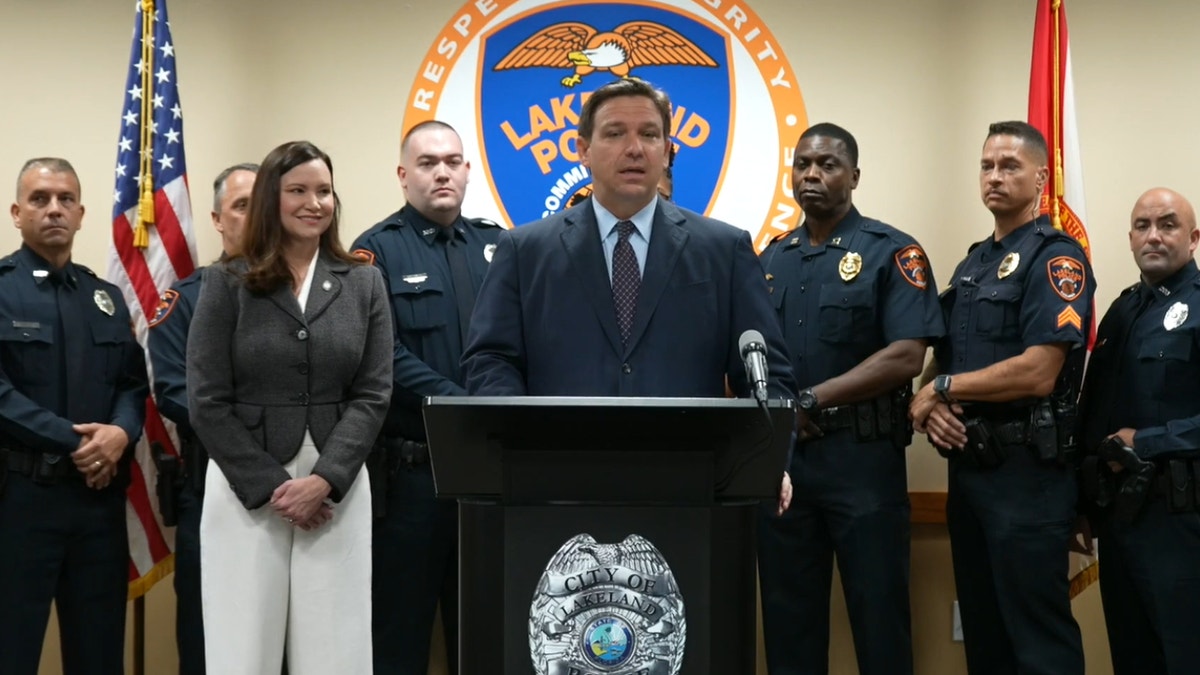 Florida Gov. Ron DeSantis on Tuesday announced new initiatives to help law enforcement offices hire more personnel across the state, including $5,000 signing bonuses for new officers.