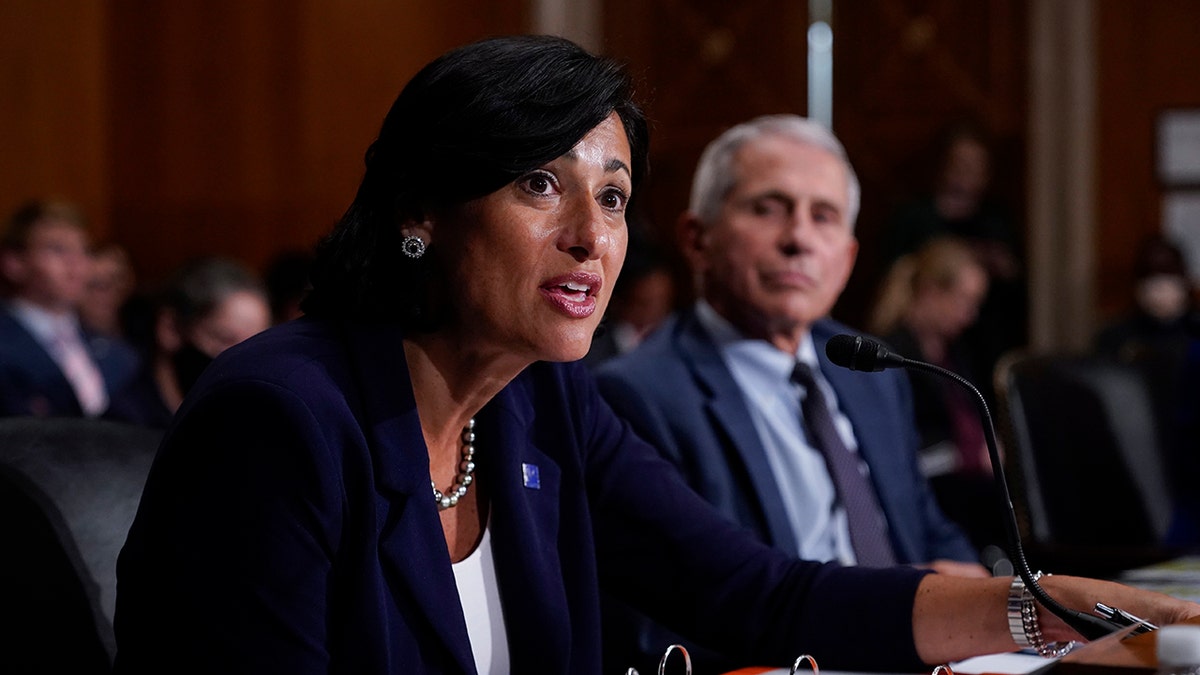 Rochelle Walensky, director of the U.S. Centers for Disease Control and Prevention (CDC), speaks during a Senate Health, Education, Labor, and Pensions Committee confirmation hearing in Washington, D.C