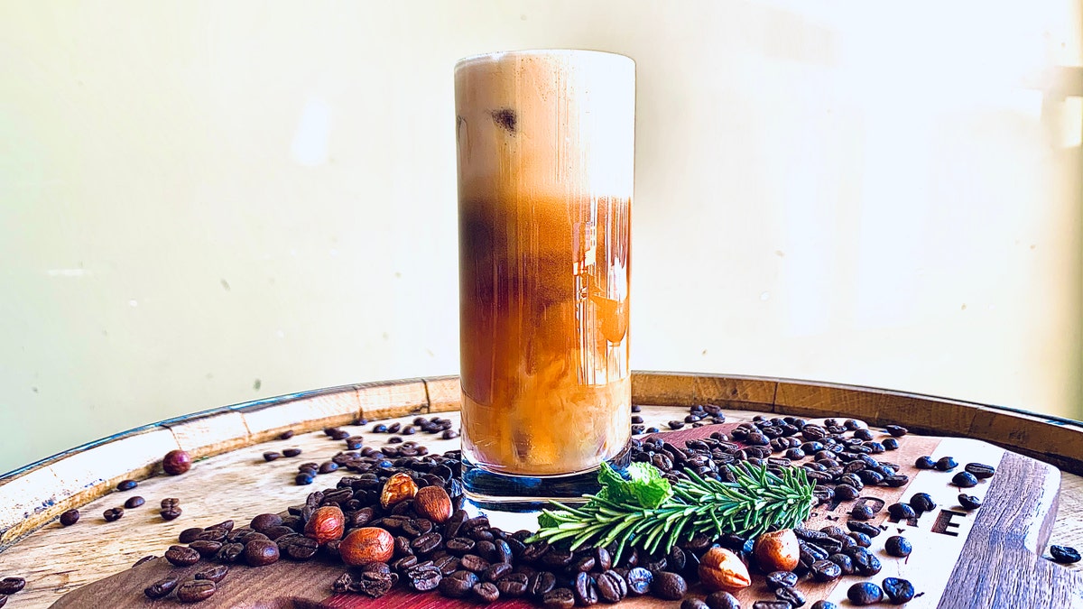 This "Gin &amp; Java" cocktail made from Hardshore Distilling Company in Portland, Maine, is the perfect happy hour or postprandial libation come International Coffee Day.