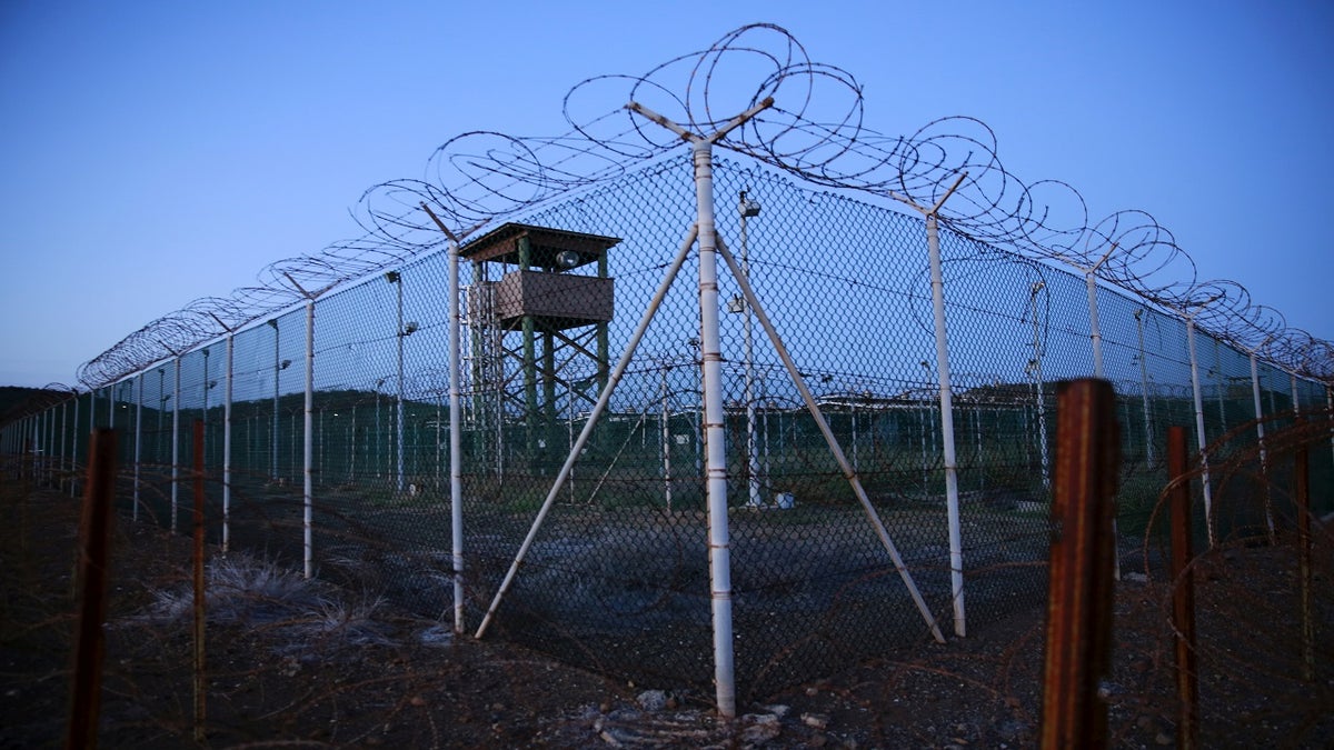 Chain link fence at Guantanamo Bay