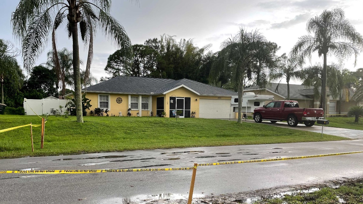 Charlene Guthrie, who lives across the street from Brian Laundrie's Florida home on Tuesday reacted to news of Gabby Petito's preliminary autopsy report. (Credit: Fox News, Stephanie Pagnones)