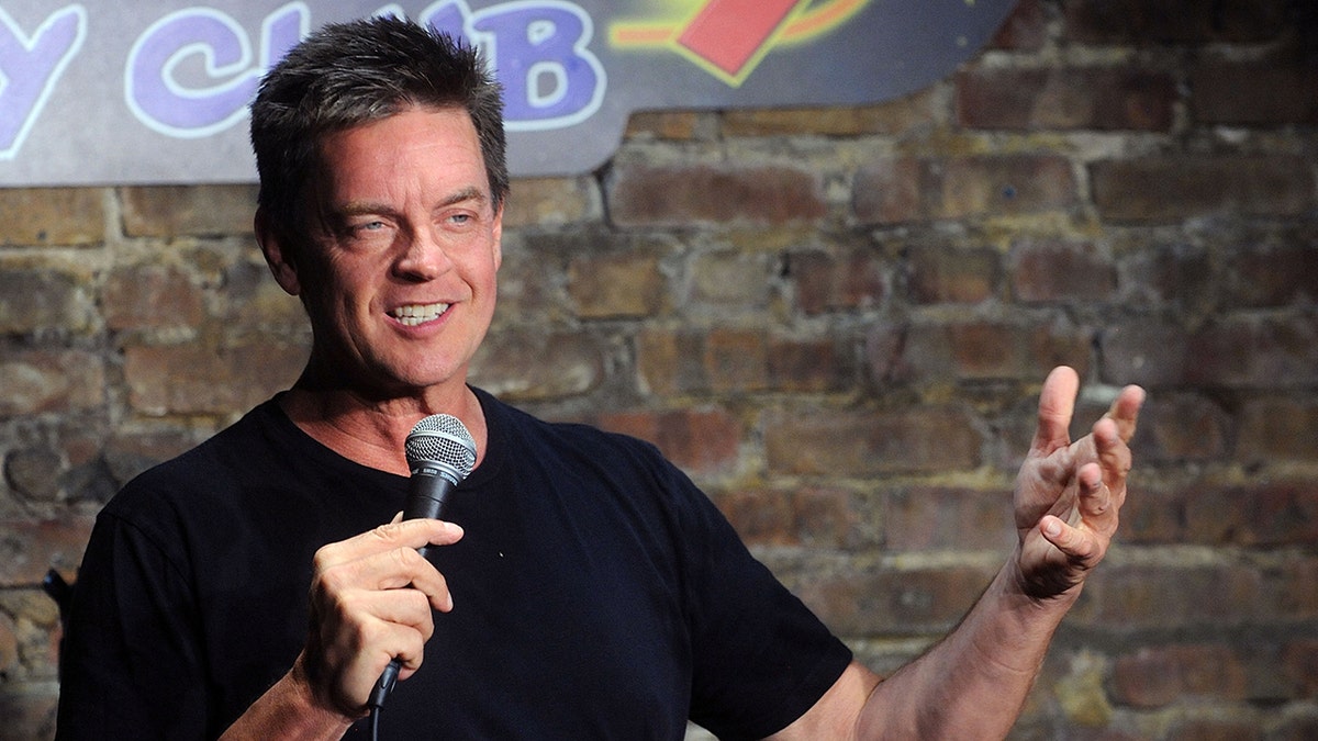 Comedian Jim Breuer performs at The Stress Factory Comedy Club on July 15, 2021 in New Brunswick, New Jersey. 