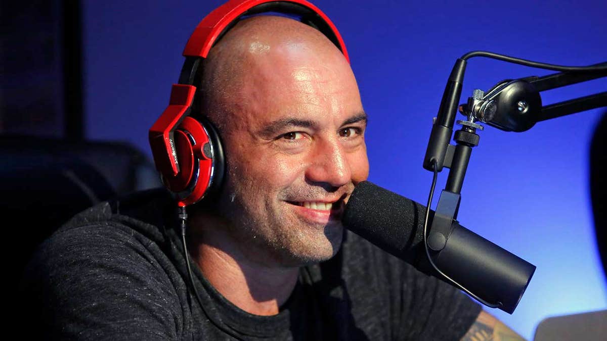 JOE ROGAN QUESTIONS EVERYTHING -- "Podcast" -- Pictured: Joe Rogan -- (Photo by: Vivian Zink/Syfy/NBCU Photo Bank/NBCUniversal via Getty Images)