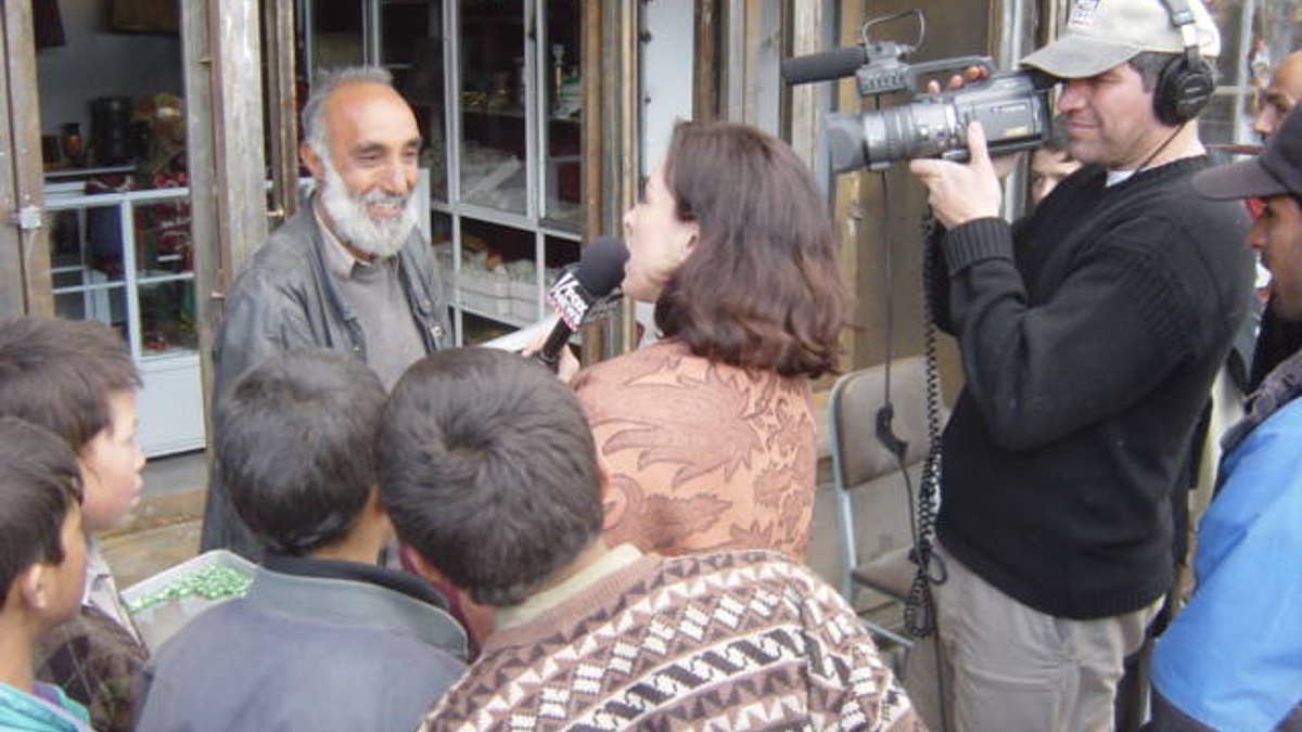 Khorshied Nusratty - FOX News Kabul, 2003?