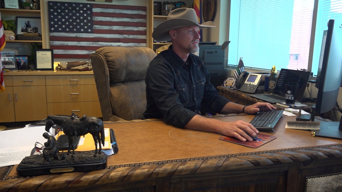 Sheriff Mark Lamb told Fox News that Pinal County had more overdoses than COVID-19 deaths last year. (Stephanie Bennett/ Fox News).