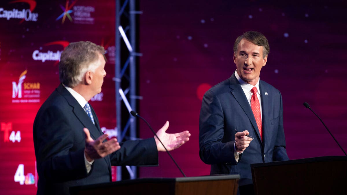 McAuliffe and Youngkin face off on the debate stage