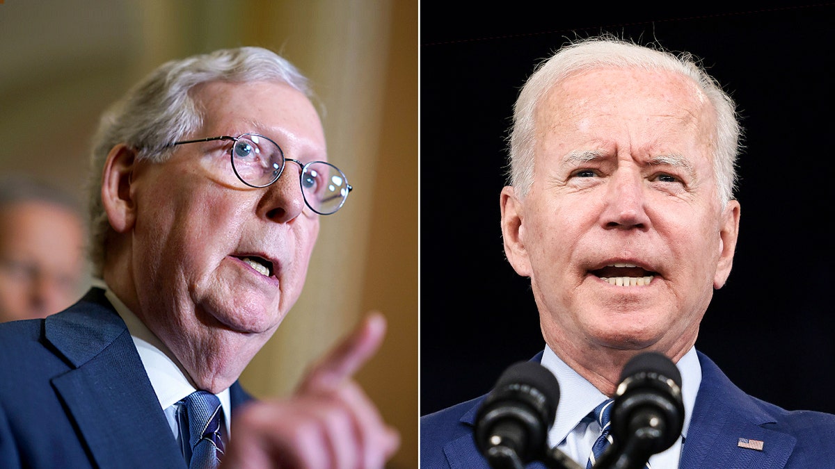 Mitch McConnell and President Biden