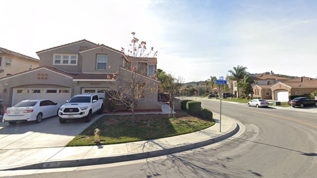 The Moreno Valley neighborhood, near Hastings Drive and Greenlawn Avenue, where Sunday's robbery occurred. 