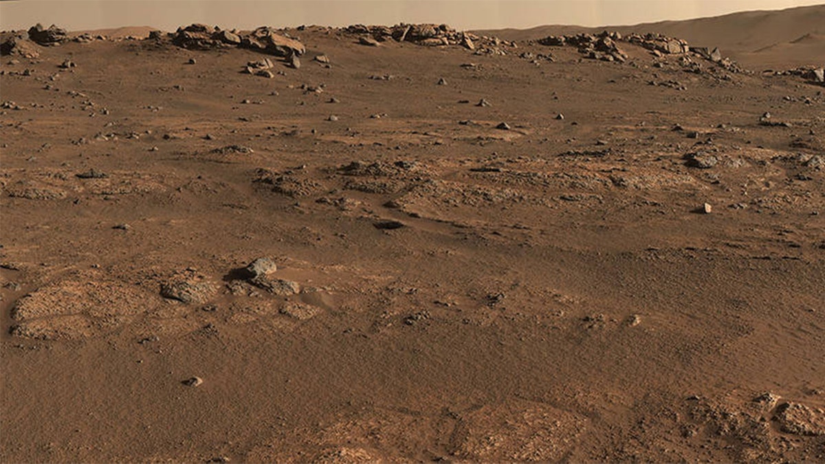 Perseverance Mars rover used its Mastcam-Z camera system to create this enhanced-color panorama, which scientists used to look for rock-sampling sites. The panorama is stitched together from 70 individual images taken on July 28, 2021, the 155th Martian day, or sol, of the mission.
