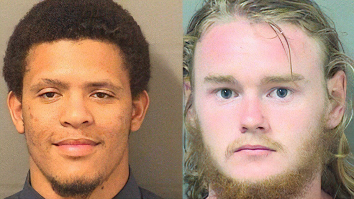 Jullian Cathirell, left, and Darin Byrd are each charged with two counts of first-degree murder in the March 14, 2017, deaths of twins Brandon and Brian Allen, 21. 