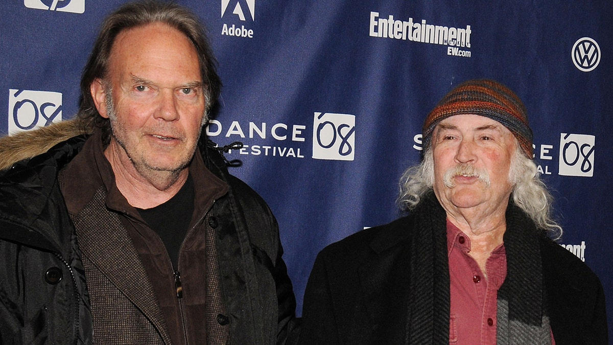 David Crosby, right, called former bandmate Neil Young the most ‘selfish’ person he’s ever met. (Photo by Bryan Bedder/Getty Images)