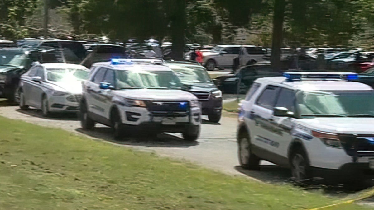 Police respond to a shooting at Heritage High School in Newport News, Virginia