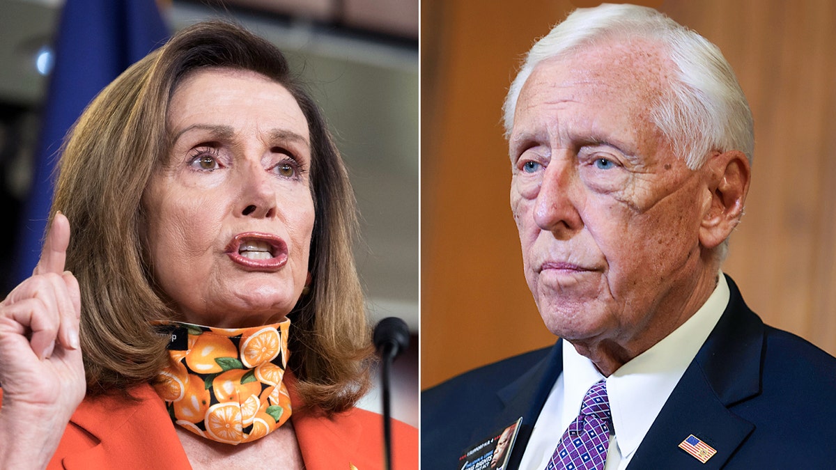 Speaker of the House Nancy Pelosi (D-CA) and U.S. House Majority Leader Steny Hoyer (D-MD).