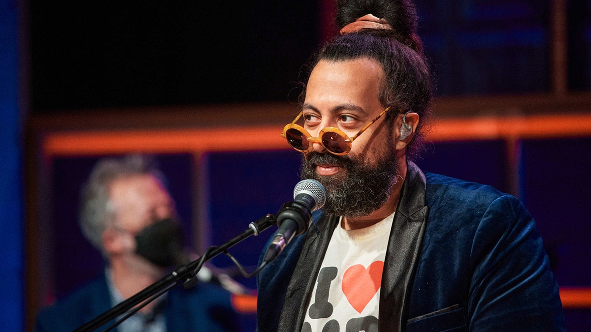 Reggie Watts attended the 2021 Emmys